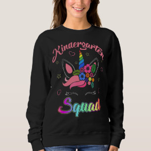 Unicorn Kindergarten Squad Teacher Student terug n Trui