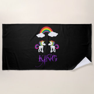 Unicorn King Strandlaken
