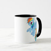 Unicorn Kitten Rainbow Coffee Mug (Devant droit)