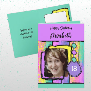 Unicorn kleuren faux wood toevoegen foto 18e verja kaart