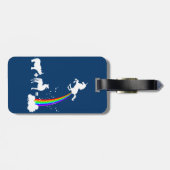 Unicorn-kracht Bagagelabel (Achterkant horizontaal)