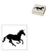 unicorn - kunststempel 	rubberstempel (Gestempeld)
