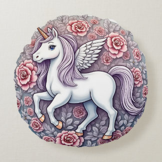 Unicorn-kussen Rond Kussen