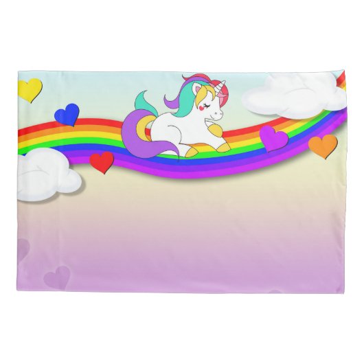 Unicorn Kussensloop (Achterkant)