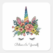 Unicorn Lashes met regenbooghoorn