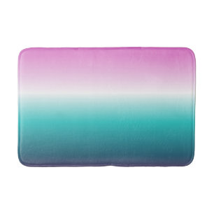 unicorn lavender blauwgroen ombre turquoise mermai badmat
