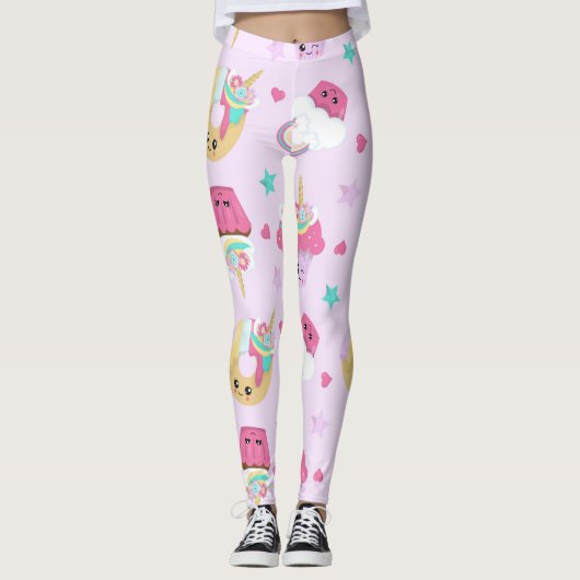 Unicorn-Leggings Leggings (Voorkant)
