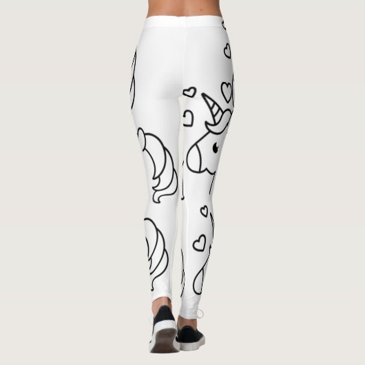 Unicorn-Leggings Leggings (Achterkant)