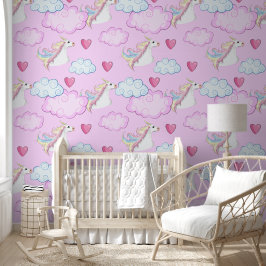 Unicorn Love and Clouds  Behang