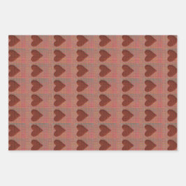 Unicorn Love Heart Inpakpapier Vel