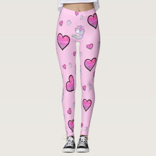 Unicorn Love Leggings (Voorkant)