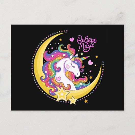 Unicorn Magic Briefkaart (Voorkant)