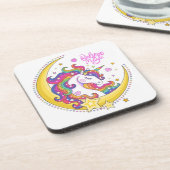 Unicorn Magic Cork-Backed Onderzetters (Linkerzijde)