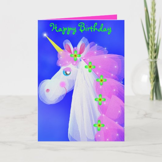 Unicorn Magic Kaart (Voorkant)