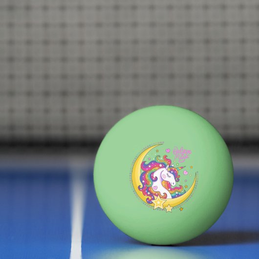 Unicorn Magic Ping Pong Balls Pingpongballen (Net)