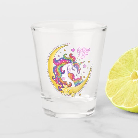 Unicorn Magic Shot Glass Glas (Voorkant)