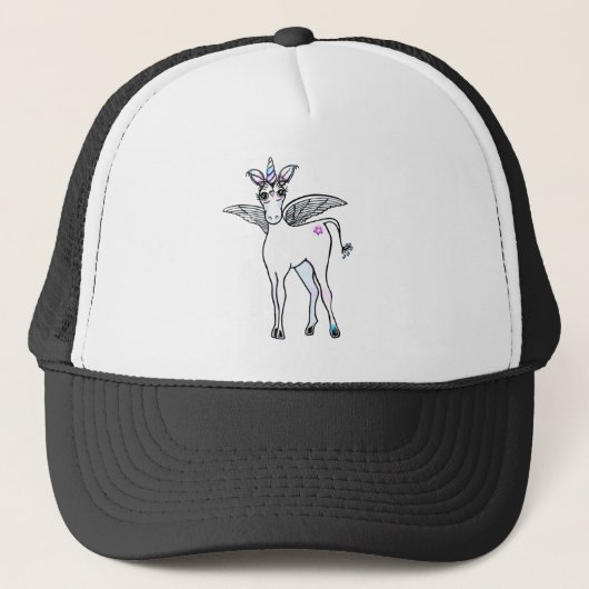 Unicorn Magic Trucker Pet (Voorkant)