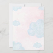 Unicorn Magical Birthday Invite Kaart (Achterkant)