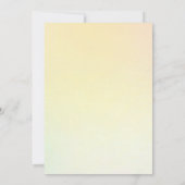 Unicorn Magical Birthday Party Invitation Card (Dos)