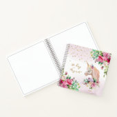 Unicorn Magical Creature Girl Daily Tekeningen Notitieboek (Binnen)