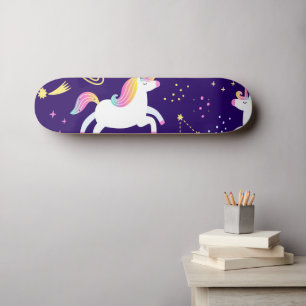 Unicorn Magical Fan Club patroon Skateboard