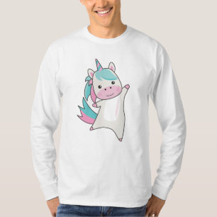Unicorn Magical Unicorns Roze Kawaii Animals T-shirt