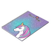 Unicorn magie notitieboek (Linkerzijde)