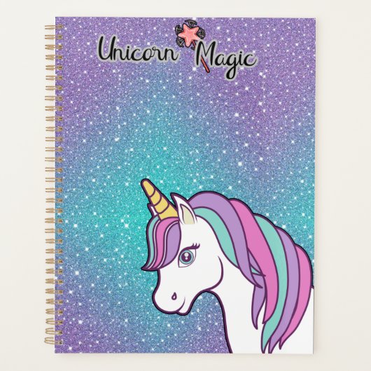 Unicorn magie planner (Voorkant)