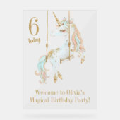 Unicorn Magique Anniversaire Bienvenue (Recto)