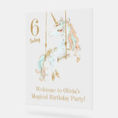 Unicorn Magique Anniversaire Bienvenue (Angle)