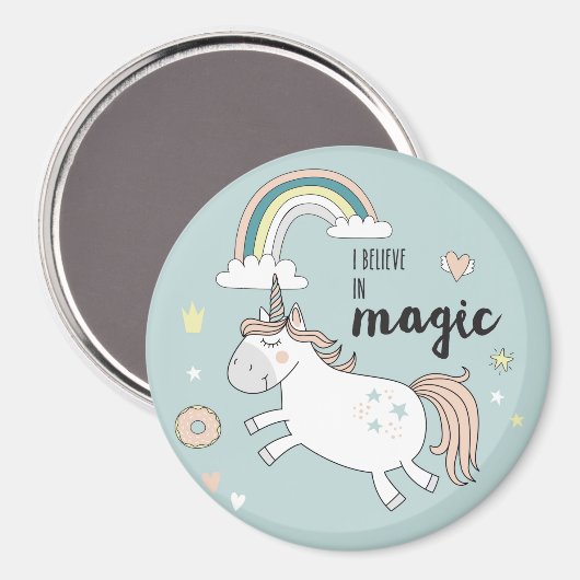 Unicorn Magnet Magneet (Voorkant / Achterkant)