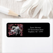 Unicorn Mare en Foal Fantasy Adres Etiket (Insitu)