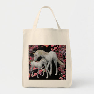 Unicorn Mare en Foal Fantasy Canvas tas