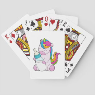 Unicorn Melkfles Pokerkaarten