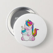 Unicorn Melkfles Ronde Button 7,6 Cm (Voorkant /achterkant)