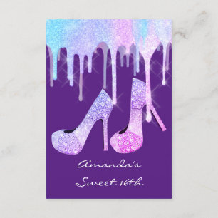 Unicorn Mermaid Drives Holographic Girly heelt Pur Kaart