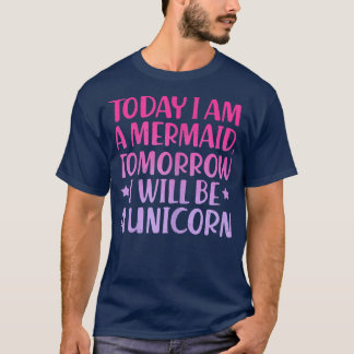 Unicorn Mermaid Unicorns en Mermaids Lover Vintag T-shirt