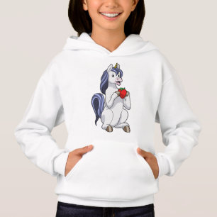 Unicorn met aardbeienvruchten