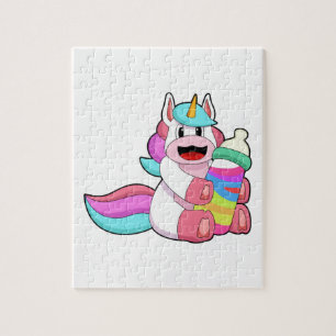 Unicorn met Baby flesje.PNG Legpuzzel