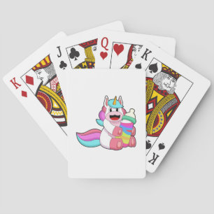 Unicorn met Baby flesje.PNG Pokerkaarten
