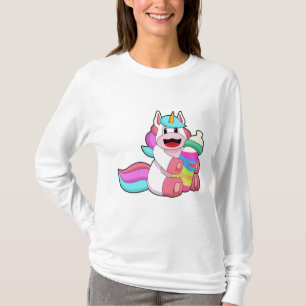 Unicorn met Baby flesje.PNG T-shirt