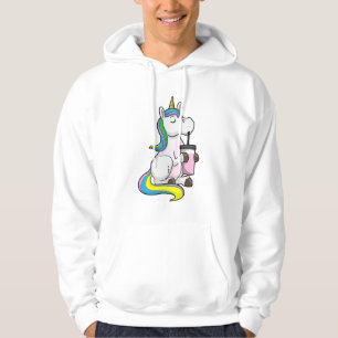 Unicorn met Bubble Tea Hoodie