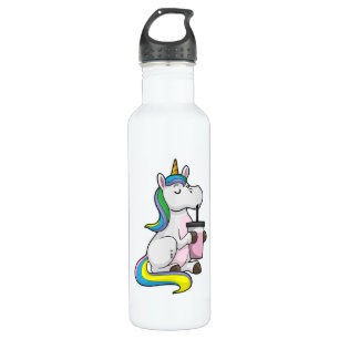 Unicorn met Bubble Tea Waterfles