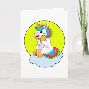 Unicorn met Cloud & Sun Kaart