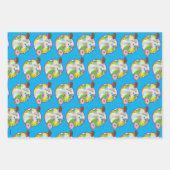 Unicorn met Donuts Inpakpapier Vel (Voorkant 2)