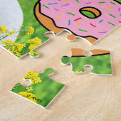 Unicorn met Donuts Legpuzzel (Zijkant)