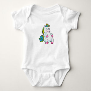 Unicorn met grote Belly Romper
