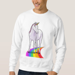 Unicorn met regenboog trui