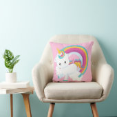 Unicorn met regenboogBaby Kussen (Stoel)