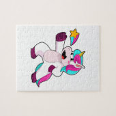 Unicorn met Star Legpuzzel (Horizontaal)